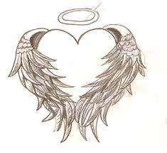 heart with angel wings