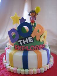 dora birthday cakes