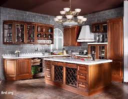 Wooden kitchen cabinet