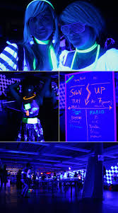 black light party