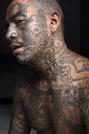 gangster tattoo lettering