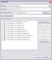 ... then unclick the check box next to jdk 1.5.0_5 shown here (in Linux, ...