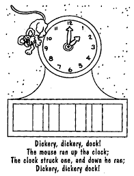 nursery rhymes coloring sheets