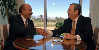 Omar Suleiman, left, Egypts