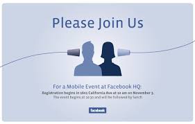 Connect through Facebook or