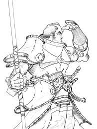 samurai coloring pictures