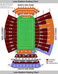 lane stadium seating chart