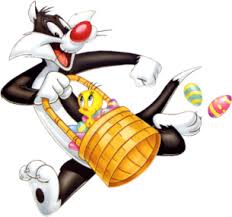 تويتي Sylvester-Tweety-Easter