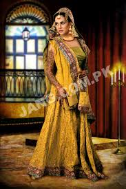 bridal mehndi dress