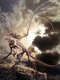 skeleton dragon tattoos