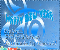 happy new year greeting card