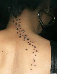 five pointed star tattoos