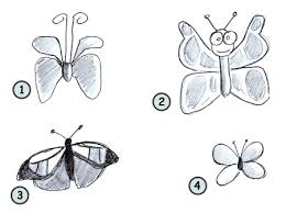 cartoon butterflies