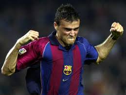 Luis Enrique contre le Panathinaikos