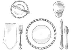 proper place setting