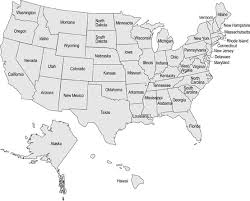 printable united states map