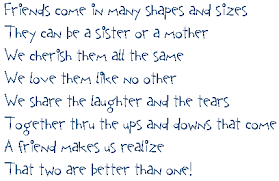 friends poem