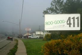 Goog-411 rolls out bill boards