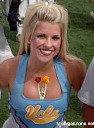 UCLA and USC cheerleader