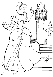 cinderella coloring pages