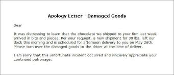 apology letter sample
