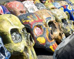 day of the dead skulls