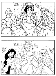 princess coloring sheets