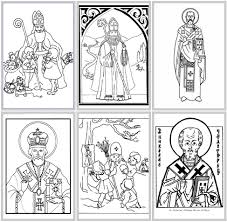 saint coloring pictures