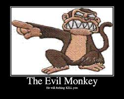 evil monkey