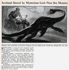 Scotland Stirred by Mysterious Loch Ness Sea Monster | Modern Mechanix - loch_ness