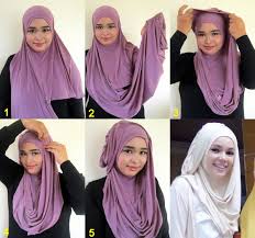Cara Memakai Jilbab Hanna Instan Pashmina - Glam Hijab Shawl