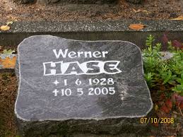 Grab von Werner Hase (01.06.1928-10.05.2005), Friedhof Bentstreek