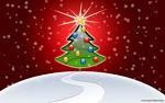 Glossy Christmas tree Wallpaper