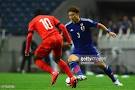 Kosuke Ota of Japan in action during the 2018 FIFA World Cup Asian.