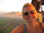 Lara relaxing above Luxor