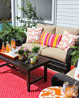 Patio Decor Ideas: Colorful Poolside Seating by Cassie of Hi ...