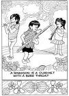 Bassoon coloring page