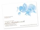 Shell Wedding Invitation from Scissor Paper Stone   Wedding