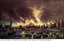The Great Fire of London, 1666.