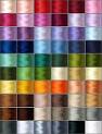 ABC: Polyester Embroidery Thread, Commercial Thread