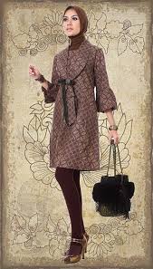 30 Model Baju Batik Muslim Terbaru 2016