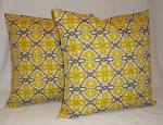 OUTDOOR Two Yellow & Grey Geometric Indoor/Outdoor by HomeLiving