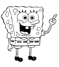 Spongebob coloring page