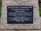 Plaque on the Pilgrim Fathers - via Daymix