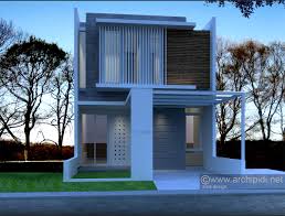 Desain Rumah Minimalis Modern Lebar 6m 2 lantai Cibubur | Area ...