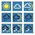 And now the weather, brought to you by Tesco