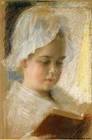 Portrait of Berta Edelfelt.