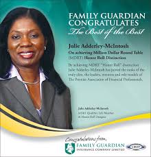 Nassau, Bahamas - Family Guardian Congratulates Julie Adderley-McIntosh on achieving Million Dollar Round Table (MDRT) Honor Roll Distinction ... - MDRTHonorRoll__AD_-lg