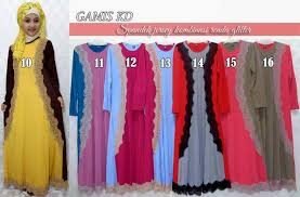 Grosir gamis syar'i murah model terbaru modern dan cantik