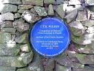 Memorial plaque to C.T.R.Wilson, physicist. Born in the vicinity, - via Daymix